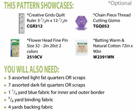 Scrap Happy Postcard Quilt PDF Pattern Cut Loose Press™