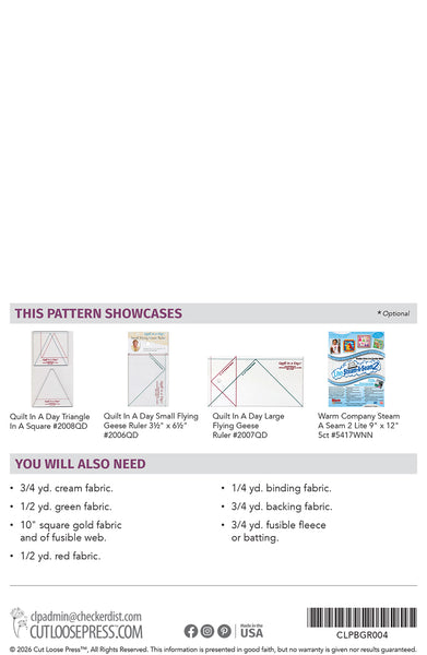 Tall Trees Christmas Table Runner PDF Pattern