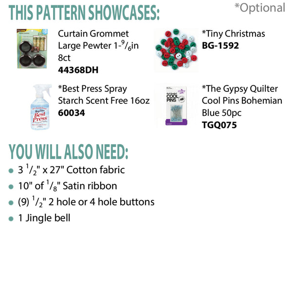 Holiday Tree Wreath Ornament PDF Pattern