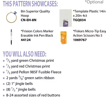 Christmas Wreath Door Hanger PDF Pattern