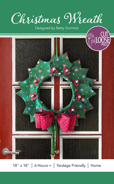 Christmas Wreath Door Hanger PDF Pattern