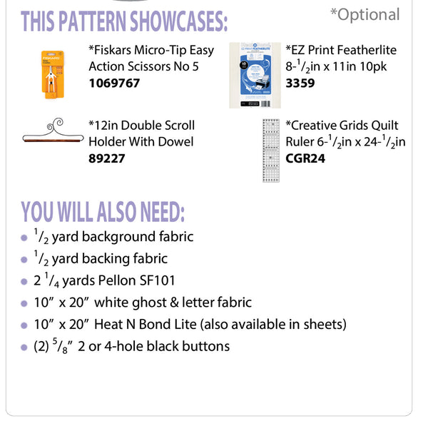 Boo to You Door Hanger PDF Pattern