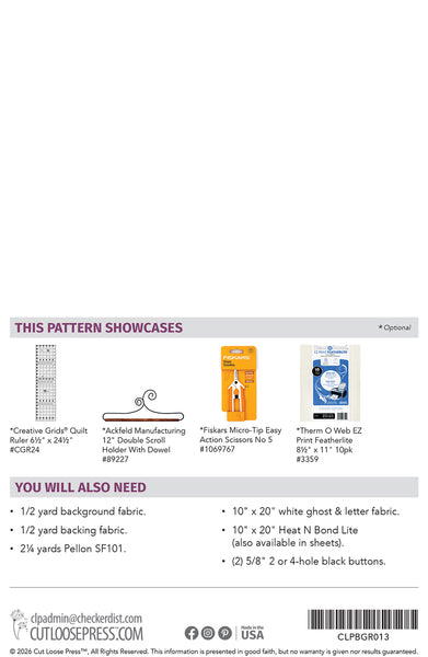 Boo to You Door Hanger PDF Pattern