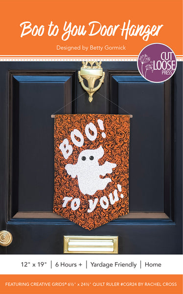 Boo to You Door Hanger PDF Pattern