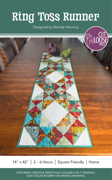 Ring Toss Table Runner PDF Pattern