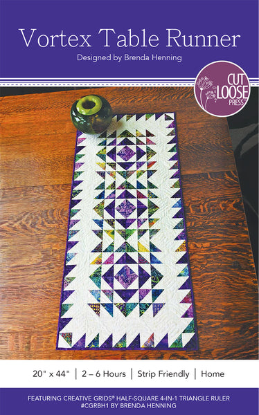 Vortex Table Runner PDF Pattern