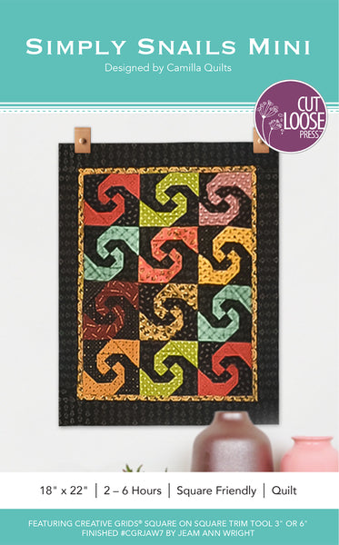 Simply Snails Mini Quilt PDF Pattern