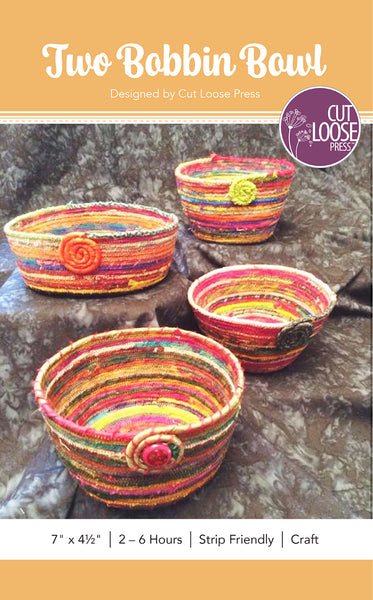 Two Bobbin Bowl PDF Pattern