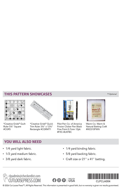 Double Chevron Table Runner PDF Pattern