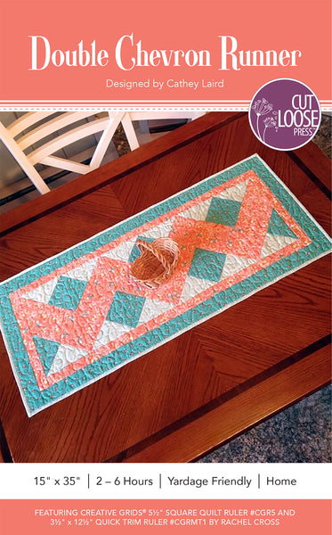 Double Chevron Table Runner PDF Pattern