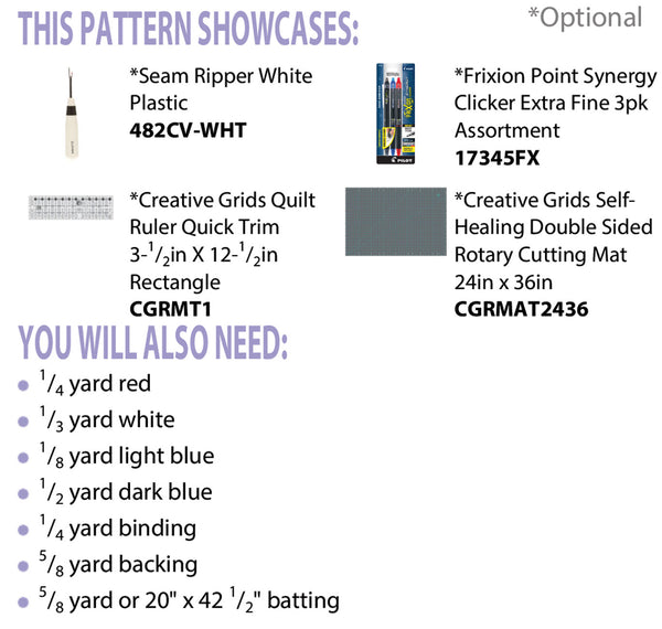 Stars & Stripes PDF Pattern