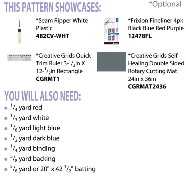 Stars & Stripes PDF Pattern