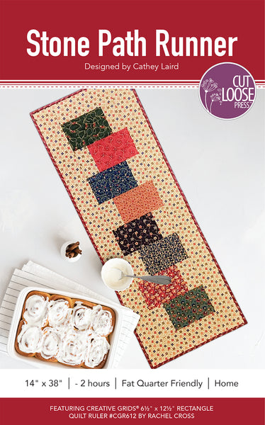 Stone Path Table Runner PDF Pattern