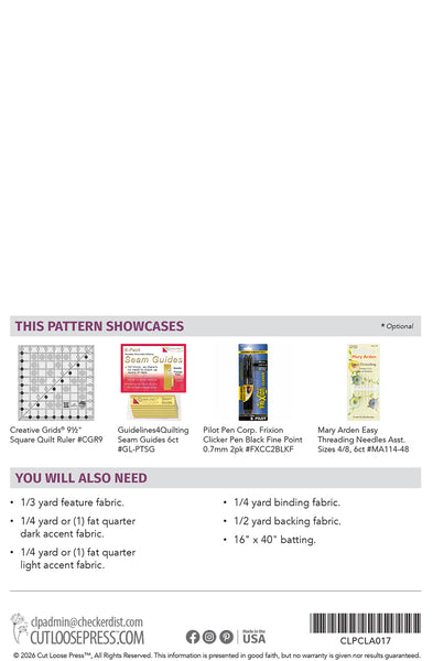 Jubilee Table Runner PDF Pattern