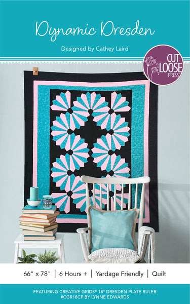 Dynamic Dresden Quilt PDF Pattern