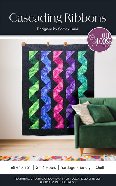 Cascading Ribbons PDF Pattern