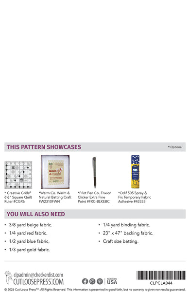 Land of Liberty Table Runner PDF Pattern