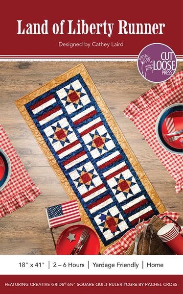 Land of Liberty Table Runner PDF Pattern