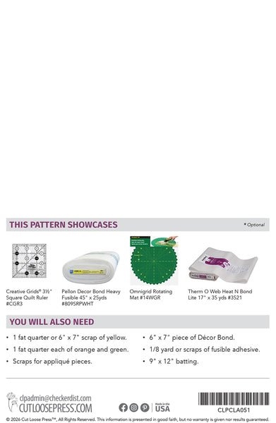 Scrappy Happy Hour Mug Rug PDF Pattern