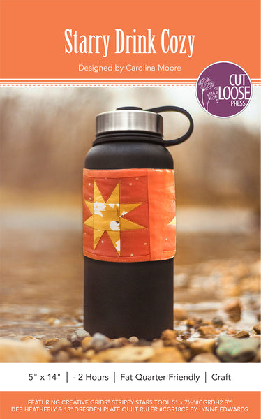 Starry Drink Cozy PDF Pattern