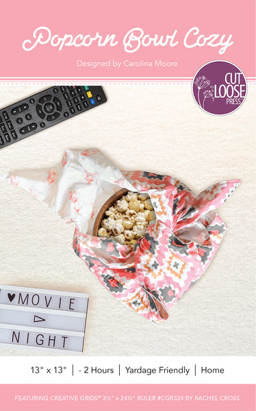 Popcorn Bowl Cozy PDF Pattern