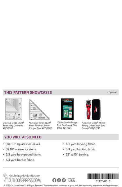 Maple Leaf Runner PDF Pattern
