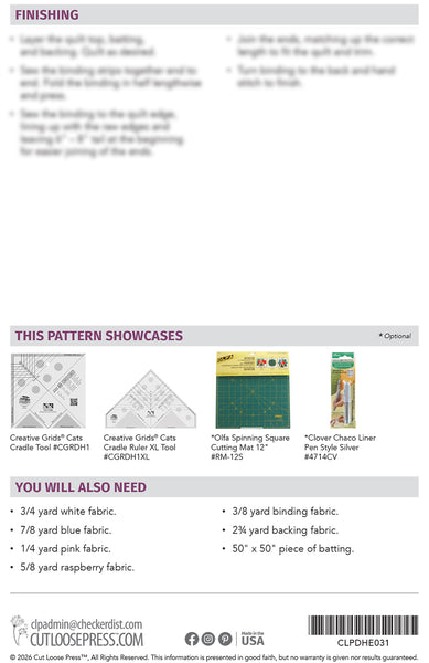 Raspberry Stars PDF Pattern