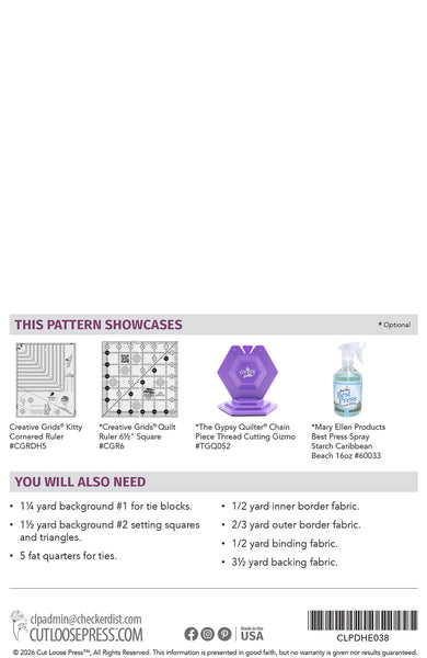 Daddy's Ties PDF Pattern