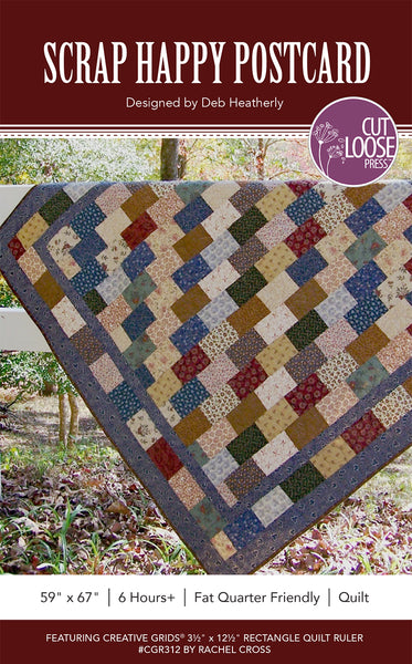 Scrap Happy Postcard Quilt PDF Pattern