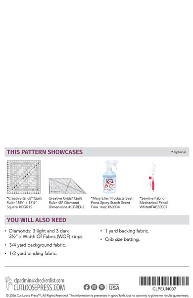 Split Diamond Table Topper - 4 Placemats or 2 Mats and 1 Table Topper PDF Pattern