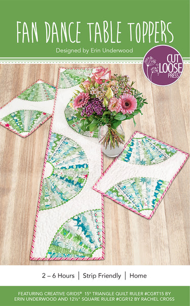 Fan Dance Table Topper PDF Pattern
