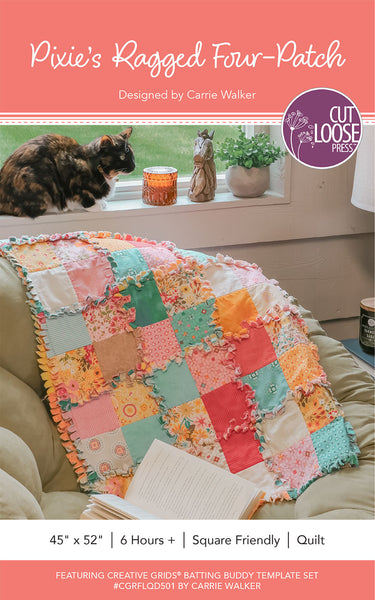 Pixie's Ragged Four Patch Pattern