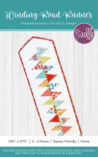 Winding Road Table Runner PDF Pattern