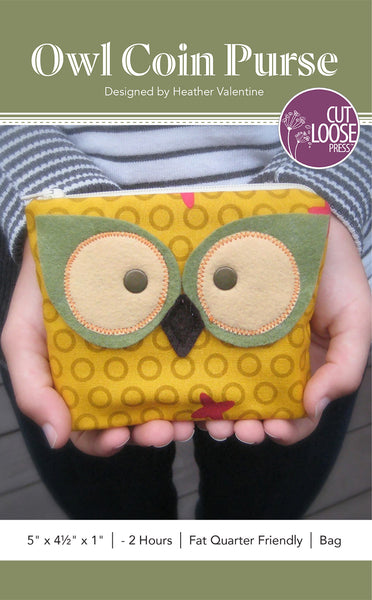 Owl Coin Purse PDF Pattern