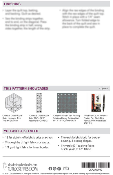Hexie Confetti PDF Pattern
