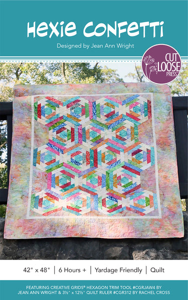 Hexie Confetti PDF Pattern
