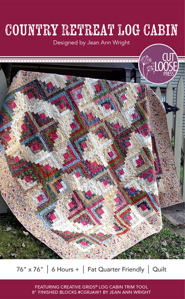 Country Retreat Log Cabin PDF Pattern