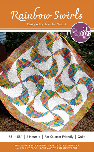 Rainbow Swirls PDF Pattern