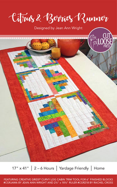 Citrus and Berry Table Runner PDF Pattern