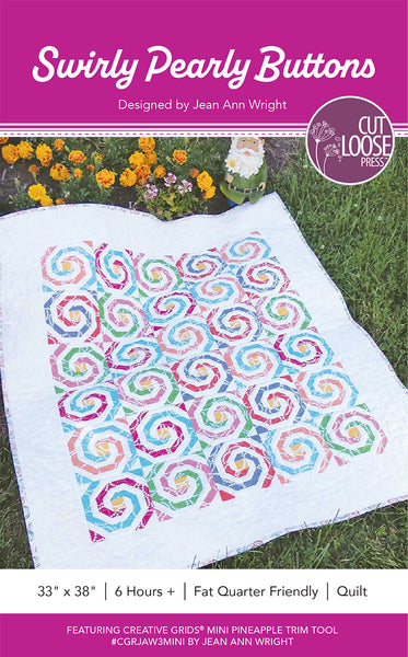 Swirly Pearly Buttons PDF Pattern
