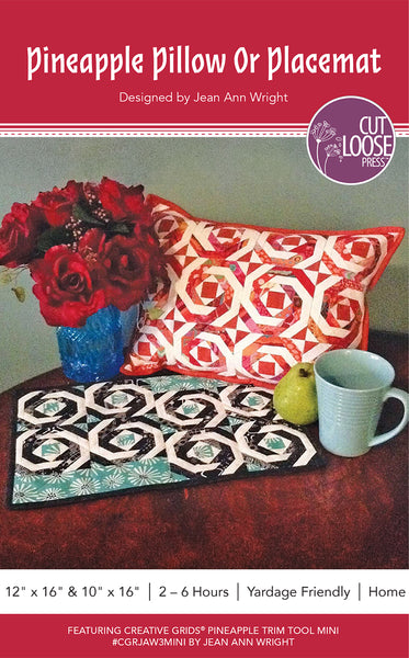 Pineapple Pillow or Placemat PDF Pattern