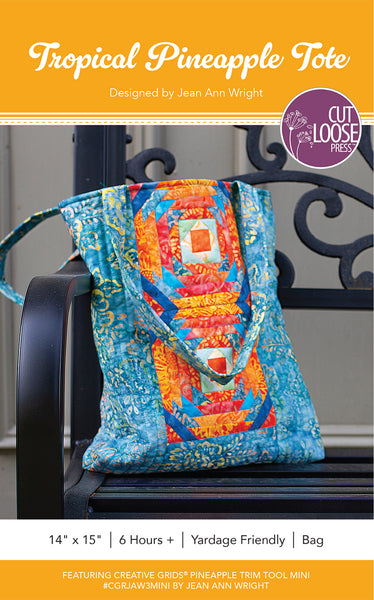 Tropical Pineapple Tote PDF Pattern