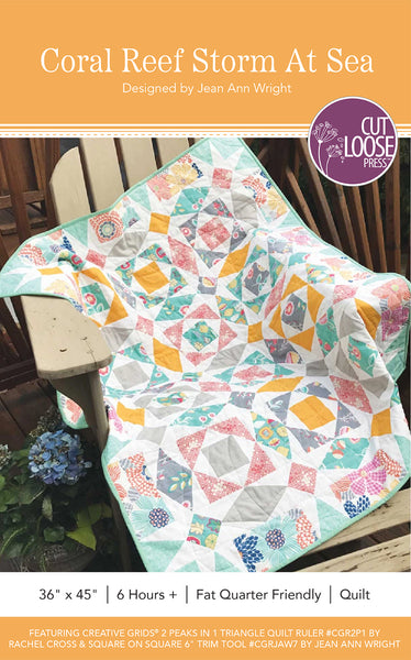 Coral Reef Storm At Sea PDF Pattern