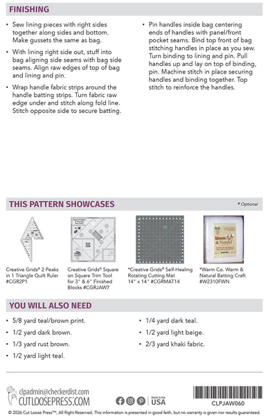 Stormy Beach Bag PDF Pattern
