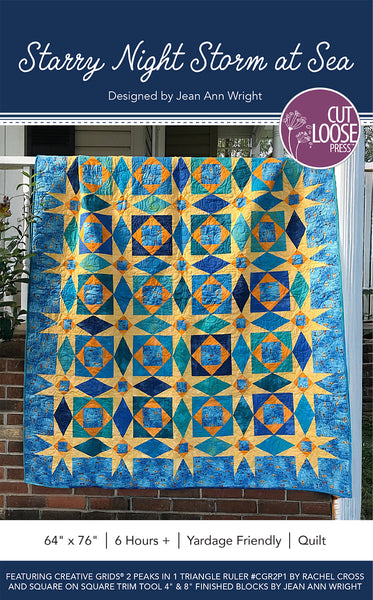 Starry Night Storm At Sea PDF Pattern