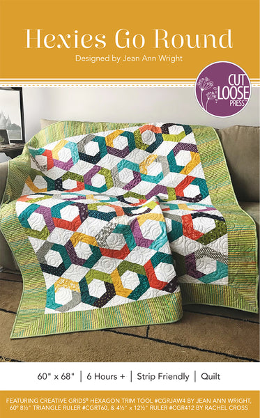 Hexies Go Round PDF Pattern