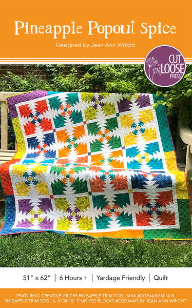 Pineapple Popout Spice PDF Pattern