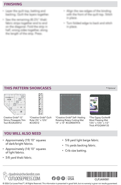 Pineapple Puzzle PDF Pattern