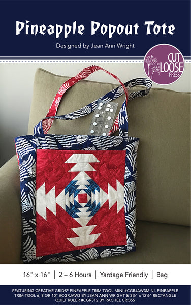 Pineapple Popout Tote PDF Pattern