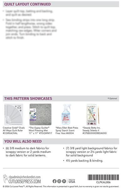 Capiz Lanterns PDF Pattern